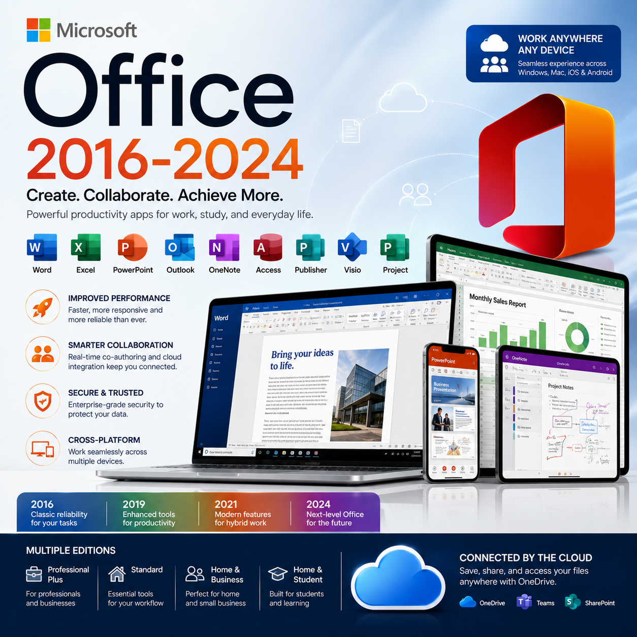 Microsoft Office 2016-2024 Volume Channel v2408 16.0.17932.20910